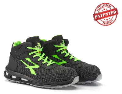 Zdjęcie produktu dla Buty ochronne UPower RedLion HARD rozmiar 44 czarny/zielony - RL1035644