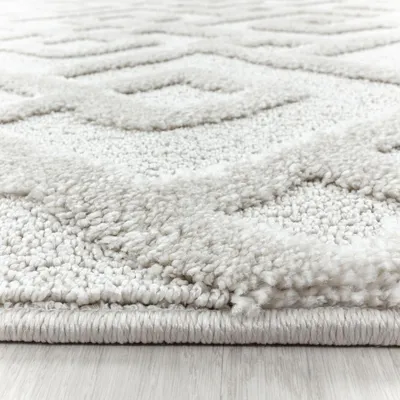 Produktbild von Hochflor Teppich Pepe Läufer, Farbe: Creme, Größe:80x250 cm