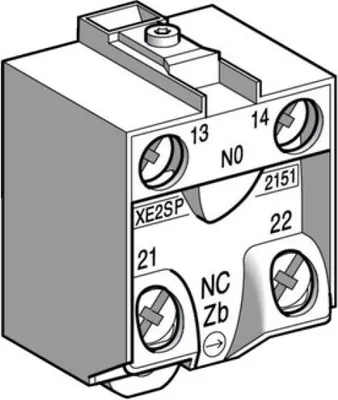 Immagine prodotto di Interruttore ausiliario - Blocco contatti ausiliari 1 NO/1 NC XE2SP2151
