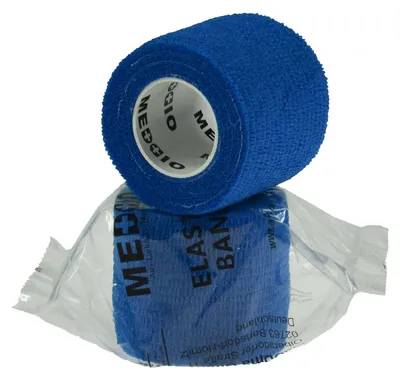 Produktbild von 1 Haftbandage Selbsthaftende Bandage / Fixierbinde 5cm x 4,5m, Blau