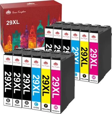 Produktbild von Druckerpatronen für Epson 29 XL Multipack Patronen Kompatibel für Epson 29XL XP-247 XP-255 XP-330 XP-332 XP-335 XP-342 XP-432 XP-435 XP-442 XP-445 XP-452