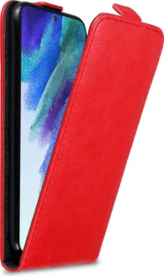 Obrázek produktu pro Cadorabo pouzdro pro Samsung Galaxy S22 Protective Cover in Red Flip Case Obal na mobilní telefon