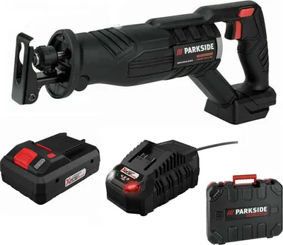 Produktbild von PARKSIDE PERFORMANCE Akku-Säbelsäge Brushless 20V PSSAP  + Akku 4.0 Ah Schnelladegerät 4.5A