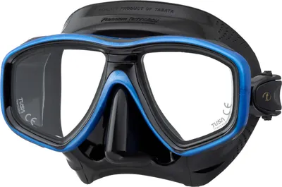 Produktbild von TUSA Freedom CEOS - Kleinvolumige Tauch- und Schnorchelmaske, Farbe:schwarz/blau