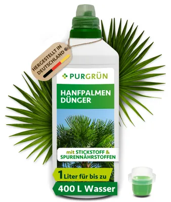 Produktbild von Purgrün Hanfpalmen Dünger | Flüssigdünger für Wachstum | 1L