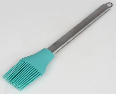 Produktbild von Silikon Backpinsel mit Metallgriff – hitzebeständig & hygienisch, 25 cm, in verschiedenen Farben