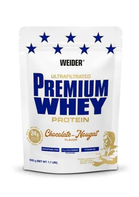 Obrázok produktu pre Weider Premium Whey Protein - 500g vrecko Jahoda-Vanilka