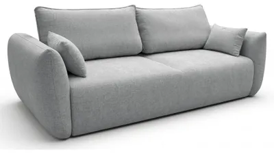 Produktbild von Selsey Zordo – 3-Sitzer Schlafsofa in Chenille mit Bettkasten, Grau