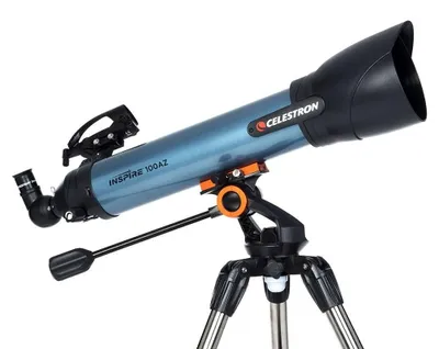 Image de Celestron Inspire 100AZ Réfracteur 241x Noir, Bleu