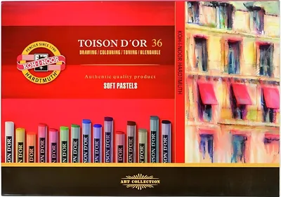 Obrázok produktu pre KOH-I-NOOR Toison D'or Set of Soft Pastels Sada suchých pastelov 36 ks