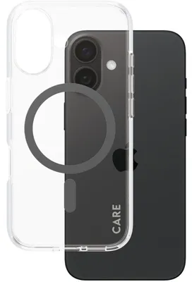Produktbild von PanzerGlass CARE Flagship Colors iPhone 16 schwarz