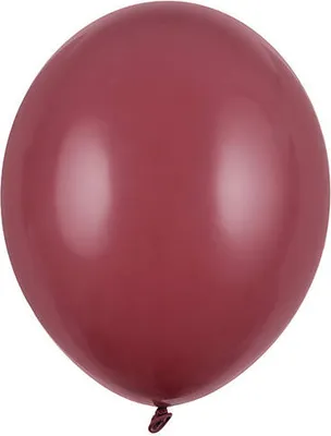 Produktbild von Starke Latexballons, Burgunderrot, Pastellpflaume, 12 cm, 100 Stück.