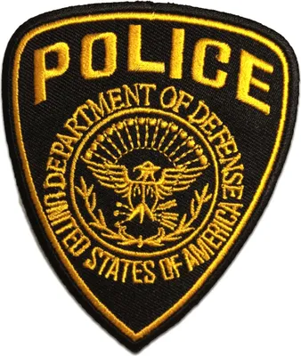 Produktbild von Police Polizei Logo - Aufnäher, Bügelbild, Aufbügler, Applikationen, Patches, Flicken, Zum Aufbügeln, Größe: 7,5 x 9,3 cm