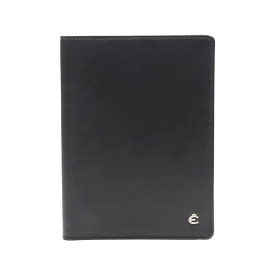 Image de Esquire Cuir étui pour carte d'identité Harry Passport Case Black noir