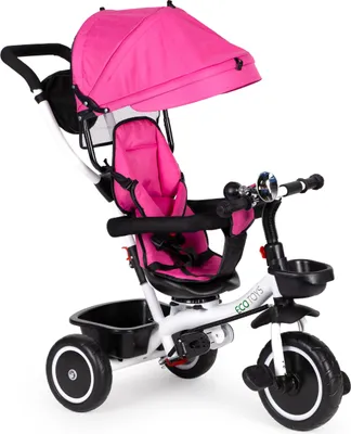 Obrázek produktu pro Tříkolka s otočným sedadlem 360' ECOTOYS, růžová