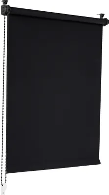 Obrázek produktu pro Sonello zatemňovací roleta Klemmfix bez vrtání 90 cm x 130 cm Černý zatemňovací roleta okenní roleta roleta roleta s bočním vedením upínací roleta na okna a dveře