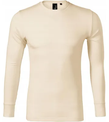 Obrázok produktu pre Malfini – Pánske tričko „Premium Merino Rise“ s dlhými rukávmi PP11266 (S) (béžové)