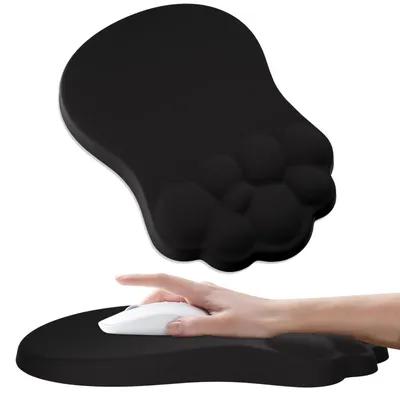 Image de Omgoods - Tapis de souris ergonomique avec repose-poignet pour un confort optimal