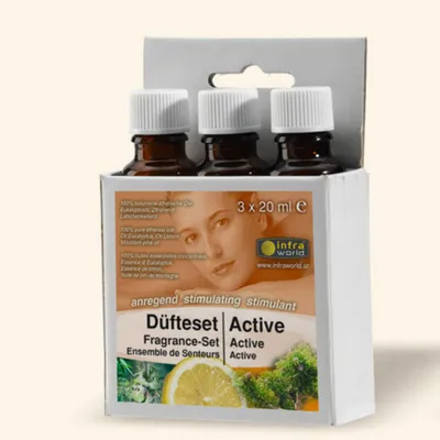 Produktbild von Infraworld Düfteset Activ 3 x 20 ml Saunaaufguss Saunaduft W4429