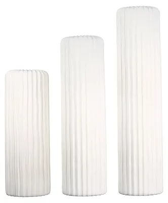 Produktbild von Casablanca Vase, "Fjord", Keramik, weiß, , H. 46 cm, D. 16 cm 56354