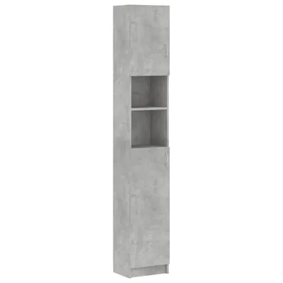 Immagine prodotto di vidaXL Mobile da bagno grigio cemento 32x25,5x190 cm materiale a base di legno