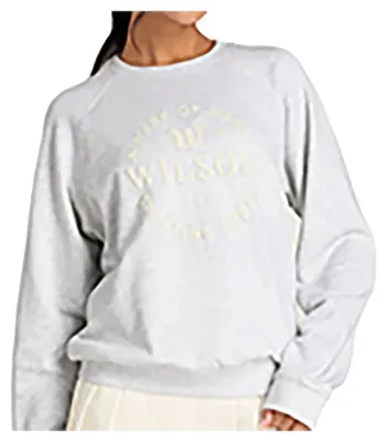 Produktbild von Wilson Classic Crew Sweatshirt Weiß S Frau Weiß S