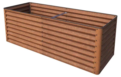 Produktbild von PRIMEYARD LUCA Cortenstahl-Hochbeet 190x70x65 cm - mit Wühlmausgitter