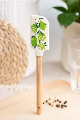 Produktbild von Silikonspatel, 23 cm, Tortenspatel mit Limettenmotiv