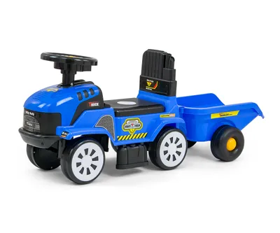 Zdjęcie produktu dla Milly Mally Pojazd Rolly Plus Blue Z Przyczepka