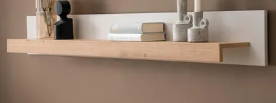 Produktbild von Wandboard "Kiruma" in Kaschmir und Artisan Eiche Wandregal 159 cm