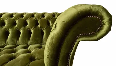Image de Design Chesterfield Canapé 3 places vert Canapé rembourré Salon