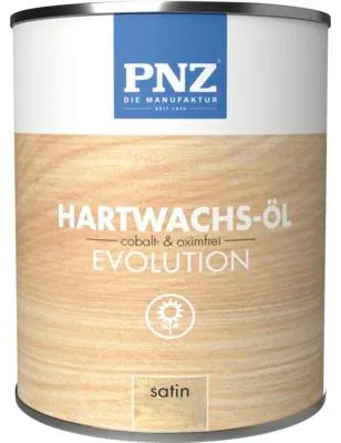 Produktbild von PNZ Holzöl Hartwachs-Öl Evolution für Innen atmungsaktiv farblos seidenmatt 2,5 l