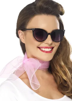 Produktbild von Damen-Halstuch mit Schleife Kostümaccessoire rosa - Einheitsgröße