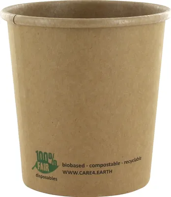 Immagine prodotto di PAPSTAR 87266 PAPSTAR Bicchiere per zuppa "puro", rotondo, 470 ml, marrone