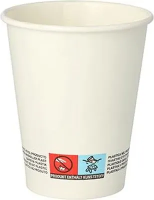 Produktbild von Papstar Pappbecher "pure" 0,2 l Ø weiß, 20 x 50 Stück