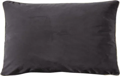 Produktbild von Pichler Velours uni Kissenhülle 2er Set 44 x 28 cm MELVA Rechteck anthrazit