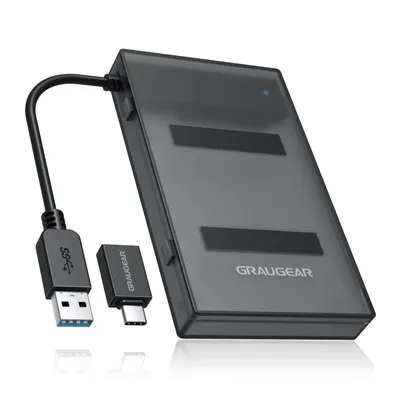 Produktbild von USB-A/C 3.1 Adapterkabel 2.5" SATA SSD/HDD