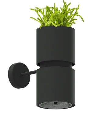 Produktbild von Wandleuchte KUKKIA schwarz 1xGU10 10W Stahl/Aluminium 24x20x12cm Thoro Lighting