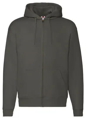 Produktbild von Fruit of the Loom - "Premium" Hoodie mit durchgehendem Reißverschluss für Herren FK2896 (L) (Holzkohle)