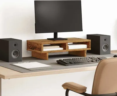 Produktbild von Monitorständer Altholz-Optik 50x27x15 cm Holzwerkstoff, Monitorständer 2024 Neu DesignMöbel