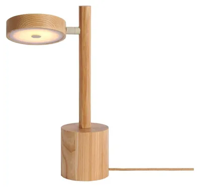 Produktbild von GOOD&MOJO - Tischleuchte Okinawa - Beige - Ø21x35cm Tischlampe - Nachttischlampe, Wohnzimmer, Schlafzimmer