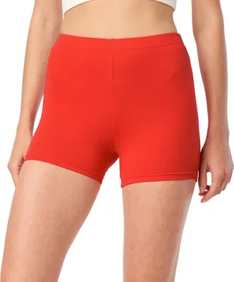 Produktbild von Merry Style Damen Shorts Radlerhose Kurze Hose Boxershorts aus Baumwolle MS10-392 (Rost, M)
