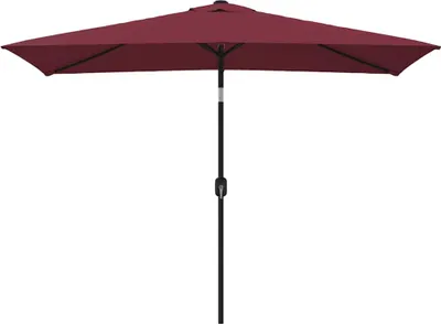 Produktbild von vidaXL Sonnenschirm mit Metall-Mast 300x200 cm Bordeauxrot