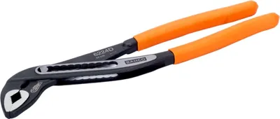 Obrázok produktu pre Bahco nastaviteľné kliešte s rukoväťou z PVC 250 mm oranžové oranžové jedna veľkosť