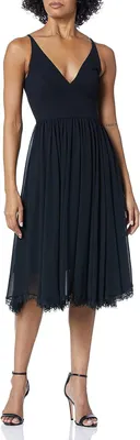 Produktbild von Dress the Population Alicia Damenkleid in Midilänge, ärmellos, eng anliegend, au