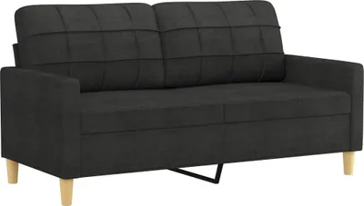 Immagine prodotto di Divano a 2 Posti Nero 120 cm in Tessuto