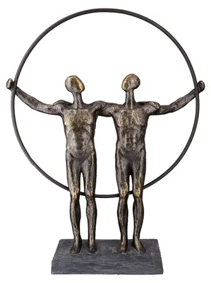 Produktbild von Casablanca by Gilde Dekofigur Skulptur two men H. 35,5 cm,37592