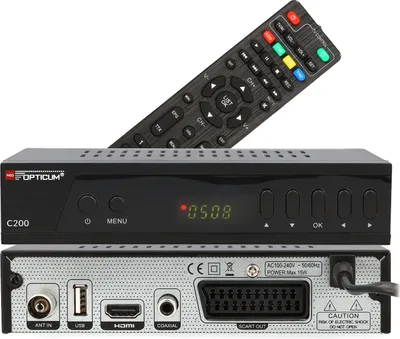 Produktbild von DVB-C HDTV-Receiver OPTICUM HD C200