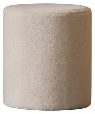 Image de Tabouret de style moderne, couleur beige, neuf, en tissu, pour chambre à coucher, confortable et moelleux