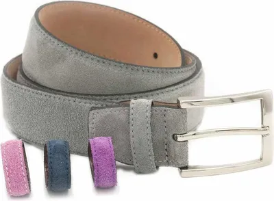 Produktbild von Damen Gürtel aus Veloursleder mit Wechselschlaufen